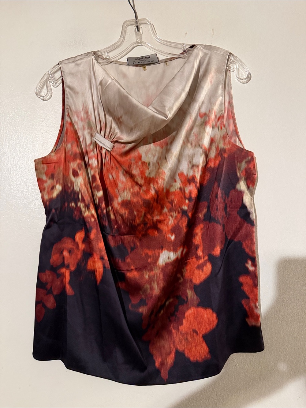 Elie Tahari for Nordstrom silk blend sleeveless top